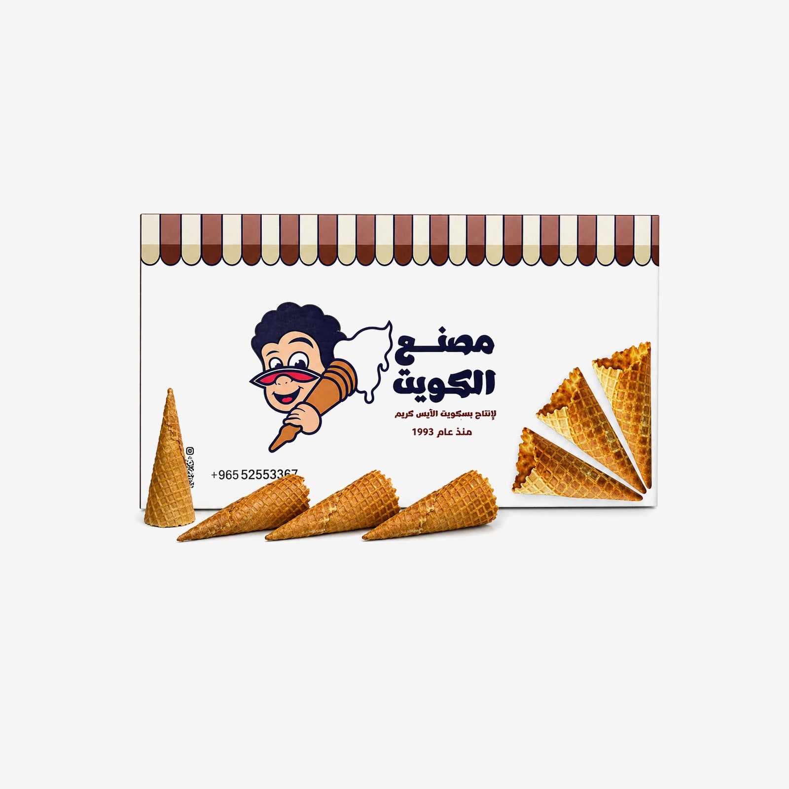 Crispy Belgian Waffle Carton | 100 Piece